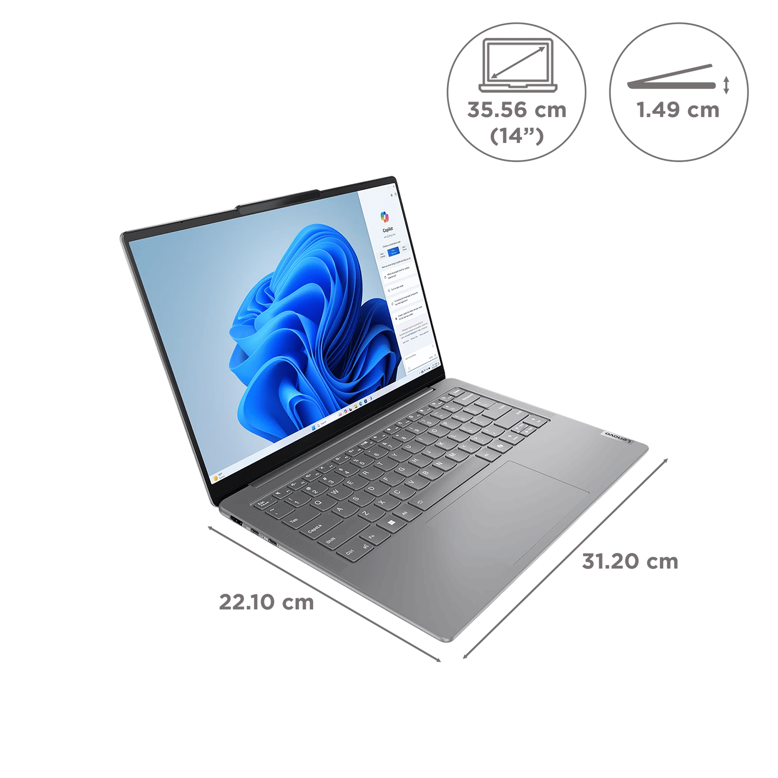 Buy Lenovo Yoga Slim 7 14IMH9 Intel Core Ultra 5 125H Laptop (16GB